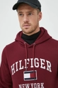 burgundské Mikina Tommy Hilfiger