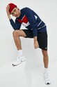 Bombažen pulover Ellesse SHP15811 mornarsko modra AW22