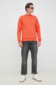 Суичър Lacoste SH9608 оранжев SS25