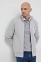 gray Lacoste sweatshirt
