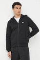 black Lacoste sweatshirt