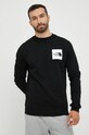 Oblečenie Bavlnená mikina The North Face Fine Crew NF0A7X1LJK31 čierna