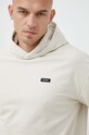 Βαμβακερή μπλούζα Calvin Klein K10K110606.9BYY μπεζ