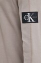 Bavlněné tričko s dlouhým rukávem Calvin Klein Jeans J30J321705.9BYY béžová