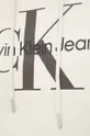 μπεζ Βαμβακερή μπλούζα Calvin Klein Jeans