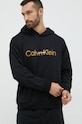 Піжамна кофта Calvin Klein Underwear трикотаж чорний 000NM2374E.9BYY