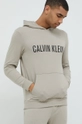 béžová Pyžamová mikina Calvin Klein Underwear Pánsky