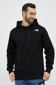 The North Face bluza bawełniana czarny NF0A5ILJJK31