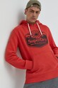 Mikina Superdry červená M2011958A.5EG