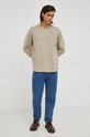 G-Star bluza bawełniana D18231.C425 beżowy AW22