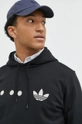 črna Bombažen pulover adidas Originals