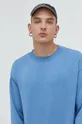 niebieski Solid bluza