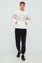 New Balance bluza bawełniana UT23504SST beżowy AW22