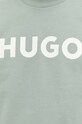 HUGO bluza bawełniana 50477328 zielony