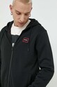 HUGO bluza bawełniana czarny 50481342