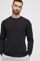 HUGO longsleeve z elastanem czarny 50478910