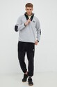 New Balance bluza MT23527GML gri AW22