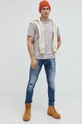 Jack & Jones bluza bawełniana JCODES beżowy