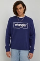 granatowy Wrangler bluza bawełniana