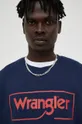 σκούρο μπλε Βαμβακερή μπλούζα Wrangler