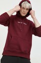 Tommy Jeans bluza bordowy DM0DM15013.9BYY