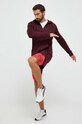 Under Armour bluză trening 1373357 burgundia AW24