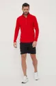 Športni pulover Jack Wolfskin Taunus rdeča
