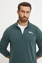 Sportovní mikina Jack Wolfskin Taunus zelená 1709522