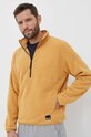 Mikina Jack Wolfskin bez kapuce žlutá 1710611