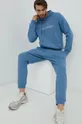 Φούτερ προπόνησης Calvin Klein Performance μπλε