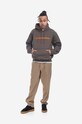 thisisneverthat cotton sweatshirt T-Logo TN220TSWHO01 brown AW22