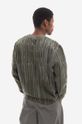 Дрехи Вълнен пуловер A-COLD-WALL* Two-Tone Jacquard Knit ACWMK074 зелен
