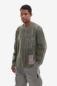 A-COLD-WALL* maglione in lana Two-Tone Jacquard Knit Uomo