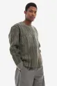 A-COLD-WALL* sweter wełniany Two-Tone Jacquard Knit