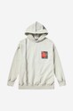 A-COLD-WALL* bluza bawełniana Relaxed Cubist Hoodie szary ACWMW088