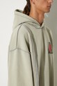 A-COLD-WALL* bluza bawełniana Relaxed Cubist Hoodie ACWMW088 szary
