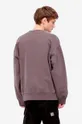 Carhartt WIP cotton sweatshirt Carhartt WIP Vista Sweat I029522 DARK PLUM  100% Cotton