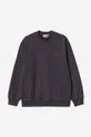 violet Carhartt WIP cotton sweatshirt Carhartt WIP Marfa Sweat I030638 ARTICHOKE