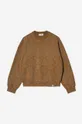 brown Carhartt WIP cotton sweatshirt Verse Sweat