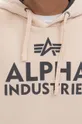 bej Alpha Industries bluză Foam Print Hoody
