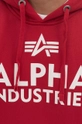 red Alpha Industries sweatshirt Foam Print Hoody