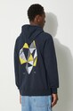 Wood Wood cotton sweatshirt Fred x Fila 12045600.2474.NAVY navy AW22