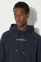Pamučna dukserica Wood Wood Fred x Fila Hoodie mornarsko plava 12045600.2474.NAVY
