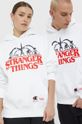 biały Champion bluza xStranger Things Unisex