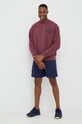 Памучен суичър Diadora 502.179482 виолетов AW22