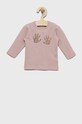 Дитячий лонгслів Name it з еластаном рожевий 13204956.BurnishedL