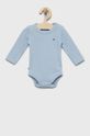 blady niebieski Tommy Hilfiger body niemowlęce (3-pack)