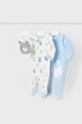 μπλε Mayoral Newborn Φόρμες μωρού (2-pack) + śliniak Για αγόρια