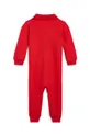 Polo Ralph Lauren rampers bawełniany niemowlęcy czerwony