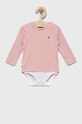 Tommy Hilfiger body niemowlęce różowy KN0KN01408.G.9BYY